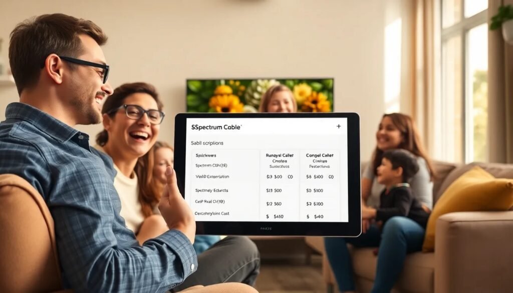 How much does Spectrum cable cost per month?