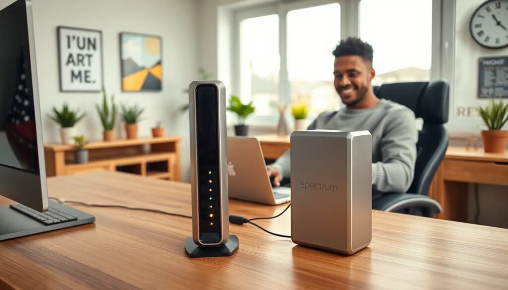 How to set up Spectrum modem
